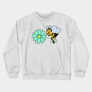 Bee with Flower Crewneck Sweatshirt